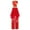 Red, variant on Women Praise Dance Outfit Metallic Block Asymmetric Overlay Dress + Pants Worship Liturgical Lyrical Costume Black XXL