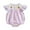 Light Purple-B, variant on Baby Girl Easter Outfit Embroidered Newborn Bunny Romper Bodysuit Fly Sleeve Easter Outfit Toddler Boy