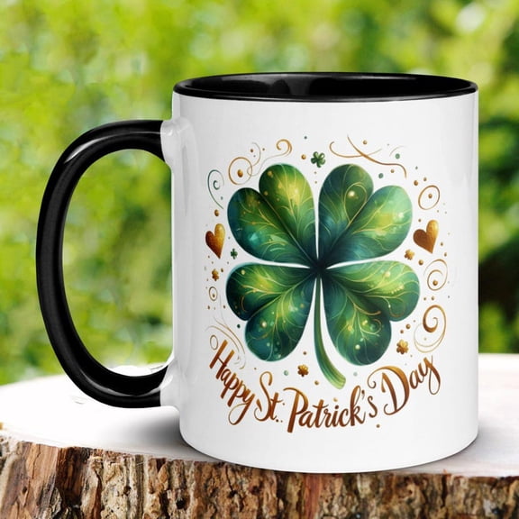 Happt PatriC1KS Day Mug, Saint Patrick's Day Gift, IriS1H Coffee Mug, S1HAmR1OCk Clover Mug, Lucky Mug, Saint Patrick Day, H1oliday Gif 1416