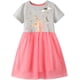 thumbnail image 3 of Vestidos para niñas pequeñas, tutú floral de unicornio, tul, vestido informal de verano, vestido de algodón de manga corta con dibujos animados, 3 of 5