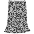 thumbnail image 2 of Pofeuu Snake Print Ultra-Soft Micro Fleece Blanket,for Bed Or Sofa,All Season Throw Blankets Flannel Blanket-50"x40", 2 of 7