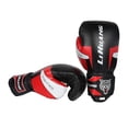 thumbnail image 1 of Advancent Hombres Mujeres Guantes de entrenamiento de boxeo Sparring Kickboxing GYM Punching 12oz Rojo Boxeo 8 oz negro, 1 of 1