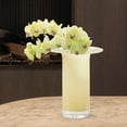 thumbnail image 5 of Flowerpot Trumpet Mouth Glass Vase Flowers Holder Versatile Flower Vase Glass Vases Decor for Holidays Kitchen Drawing Room Cafe Home Decor Yellow 16cmx19.5cm, 5 of 8