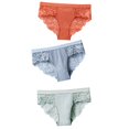 thumbnail image 1 of 3 uds. De bragas de algodón, bragas sexis, bragas de encaje, ropa interior de mujer, bragas de lencería para mujer, bragas florales para mujer, calzoncillos Tan Jianjun unisex, 1 of 2