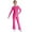 Hot Pink, variant on TiaoBug Girls Gymnastics Jumpsuit Full Body Bell Bottom Catsuit Crewneck Long Sleeve Dance Unitard Black 8