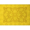 thumbnail image 1 of Ahgly Company Machine Washable Indoor Rectangle Abstract Yellow Modern Area Rugs, 8' x 12', 1 of 4