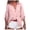 Pink, variant on ICHUANYI Women's Classic Solid Color Shirts Lapel Long Sleeve Blouses Button Down V Neck Casual Loose Tops