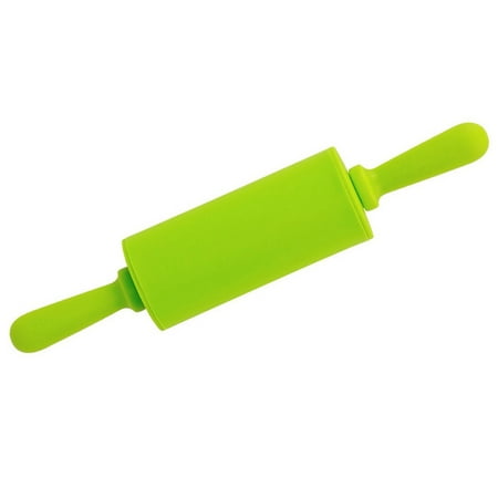 

Silicone Rolling Pin Non Stick Smooth Dough Roller Pastry Roller for Baking