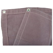 4 Ft. x 4 Ft. Brown 10 Oz. Canvas Tarp