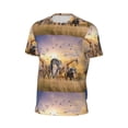 thumbnail image 5 of Rocae Vintage Wildlife Protection for Men's Mesh Quick-Dry Short Sleeve Workout T-Shirt,Mens Crew Neck Tee Lightweight Soft Classic T Shirts X-Large, 5 of 9