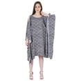 thumbnail image 4 of Moomaya Caftan à Épaules Dénudées Imprimé, Paréo pour Femmes, Robe d'Été, Robe Caftan, 4 of 6