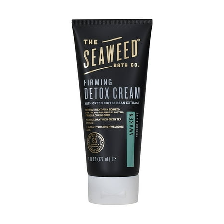 . Detox Cellulite Cream/Firming Detox Cream, Awaken Scent, Rosemary & Mint, 6 oz. (Packaging May Vary), Best for those who want an emollient body cream that helps.., By The Seaweed Bath (Best Skin Firming Cream For Stomach)