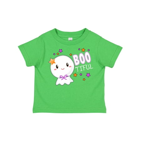 

Inktastic Boo-tiful- Cute Ghost Gift Toddler Boy or Toddler Girl T-Shirt
