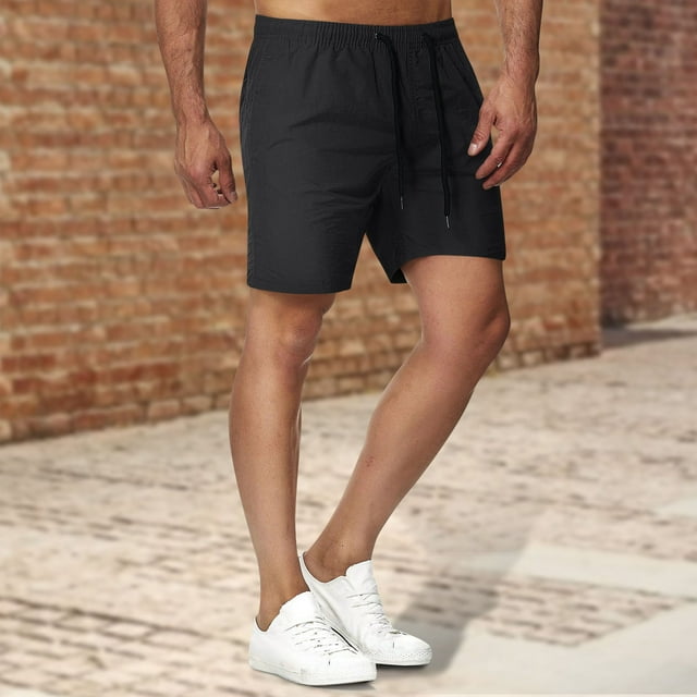 cllios Men's Workout Shorts Quick Drying Gym Bodybuilding Shorts Big and Tall Drawstring Training Running Jogger Shorts Comfortable Breathable Sports Shorts