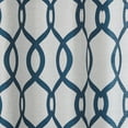 thumbnail image 2 of Exclusive Home Kochi Light Filtering Linen Blend Grommet Top Curtain Panel Pair, 54"x84", Teal, 2 of 4