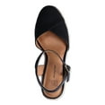 thumbnail image 6 of Time and Tru Women's Canvas Espadrille Wedge Sandals, 6 of 7