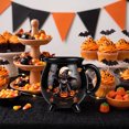 thumbnail image 5 of SLYNSHome Halloween Gift Mug Witch Cauldron Mug With Cat And Pumpkin Print, Black Ceramic Halloween Tea Cup, Cute Novelty Drinkware For Fall Holiday, Unique Wiccan Gift Idea, 5 of 7