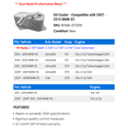 thumbnail image 2 of Cooler - Compatible with 2007 - 2015 BMW X5 2008 2009 2010 2011 2012 2013 2014, 2 of 2