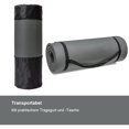 thumbnail image 4 of gymnastics mat I yoga mat 190 x 60, 80 or 100cm [extra thick 1.5 or 1cm] - skin-friendly & phalate-free sports mat - for home or outdoor - fitness mat, training mat, gymnastics mat-Grau, 4 of 5