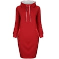 thumbnail image 2 of Women's Dress Summer Women Casual Winter Shirt Dress Ladies Long Sleeve Mini Sweatshirt Dress, 2 of 6