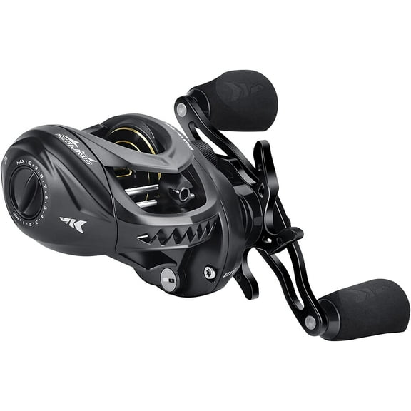 KastKing Baitcasting Reels, Patented AMB System Eliminating Backlashes, 6.4oz -MegaJaws Elite