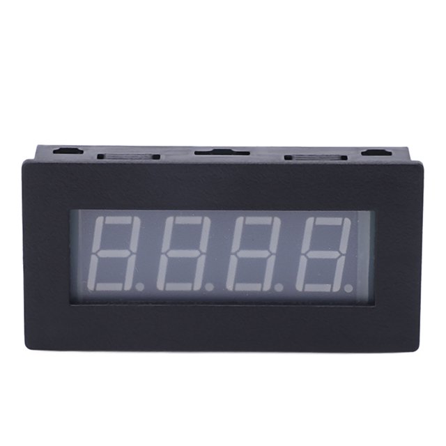 Rotation Speed Meter, Quick Response 0.56in LED Screen 4 Digit Tachometer with Cable for Detecting Motor Speed Blue Backlight,Red Backlight,Green Backlight