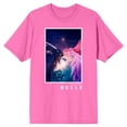 thumbnail image 6 of Belle Mysterious Creature Poster Art Crew Neck Short Sleeve Hot Pink Men's T-shirt-Large, 6 of 7