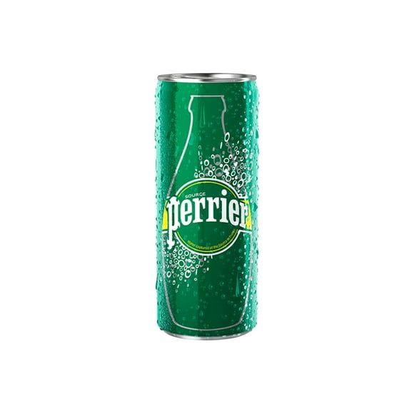 Pack de 24 Agua Perrier Mineralizada Lata 330 ml Perrier Mineralizada Lata