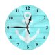 thumbnail image 1 of Reloj de pared con ancla de barco náutico y paneles de madera - Reloj de pared silencioso de 10 pulgadas que no hace tictac - Estilo rústico retro decorativo para sala de estar, cocina, hogar, baño y, 1 of 7