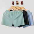 thumbnail image 1 of Man Fashion Solid Color Sleeping Pants Loose Shorts Pajamas Shorts, 1 of 3