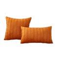 thumbnail image 5 of Nvzi Cojín decorativo, almohadas para cama de 45*45 cm, cojín rojo común con funda de felpa suave y relleno de poliéster, 1 pieza para decoración del hogar, cómodo y elegante. Estilo A., 5 of 5