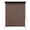 Mocha with Valance, variant on Vicllax Outdoor Patio Crank Sun Blocking Roller Shade Modern Style, Aluminum Casing, Fabric, 4'Wx8'H