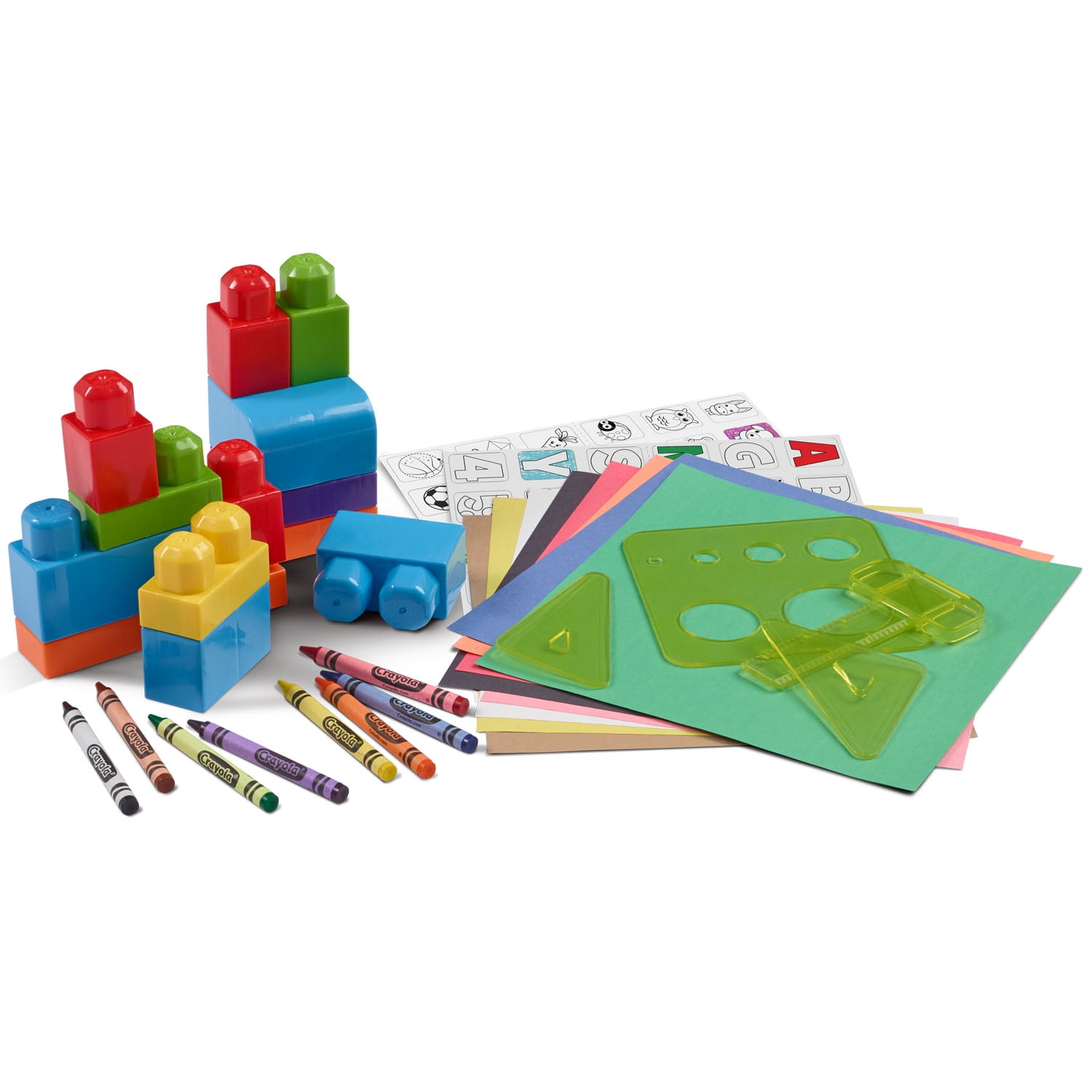 crayola building blocks 2 in 1 activity table