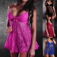 thumbnail image 2 of Babibeauty Sexy Women's Lace Nightgown Sleepwear Nightdress Lingerie Night Dress Plus Size, 2 of 4
