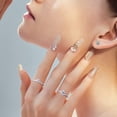 thumbnail image 4 of Anillo de compromiso MOOSEA Moissanite de 1,5 quilates en D, color VVS1, oro de 14 quilates, 4 of 8