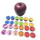 thumbnail image 4 of Juguete Montessori con diseño de manzana para niños, entrenamiento de concentración, regalos profesionales. Número, 4 of 9
