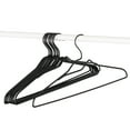 thumbnail image 3 of Better Homes & Gardens Non-Slip Clothes Adult Hangers with Chrome Hook 10 Pack, Black, 3 of 6