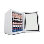 Whynter 90 Can Stainless Steel Beverage Refrigerator with Lock, 2.5 Cu. Ft. BR-091WS