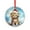 Pattern, variant on Kitten Playing Christmas Balls Crystal Glass Christmas Ornament Appreciation Gift for Xmas Friend Bestie Nurse Teacher Mentor Boss Coworker Cat Lover Gifts for Women Round Glass Hanging Ornament