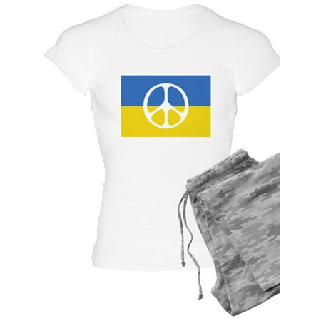 

CafePress - Pray For Peace In Ukraine Pajamas - Women s Light Pajamas