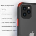 thumbnail image 5 of for iPhone 11 Pro Max Phone Case, Shockproof for iPhone 11 Pro Max Case, Military Grade Drop Protection, Protective Hard Back Slim Translucent Case for iPhone 11 Pro Max 6.5'', Frosted Black, 5 of 15