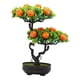 thumbnail image 5 of Bonsái de árbol frutal artificial para decoración de mesa, ligero, de simulación de fruta en maceta. Naranja, 5 of 9