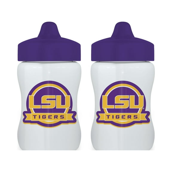 Baby Fanatic - NCAA 2-Pack Sippy Cup Set, LSU Tigers