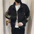 thumbnail image 4 of Abrigos con cremallera en V para hombre, ropa informal bordada de alta calidad, moda 2024, chaquetas de béisbol para hombre, ofertas, nuevas en entrega rápida, frío Y2k, 4 of 5