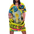 thumbnail image 1 of Planet Claire-vestido holgado con bolsillos para mujer ropa de lujo de verano vestido de Graduación, 1 of 7