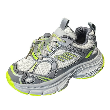 adviicd Shoes for Kids Kids Shoes LED Light Up Shoes Flashing Sneakers for Unisex Child Boys Girls (Green 5.5-6 Years)