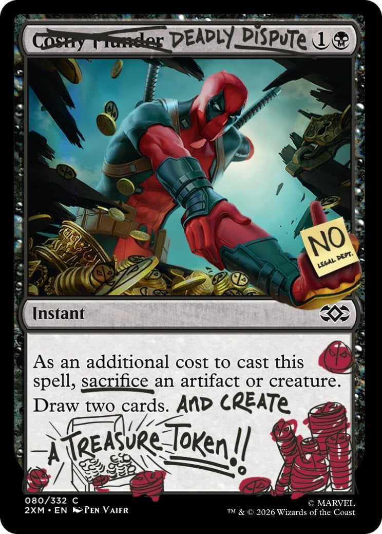 Magic: The Gathering Secret Lair x Marvel's Deadpool: I Fixed It (You're Welcome) Non-Foil Edition