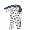 thumbnail image 2 of Hudson Baby Infant Boy Premium Quilted Coveralls 2pk, Moose Bear, 18-24 Months, 2 of 2