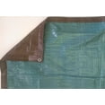 thumbnail image 2 of 8 x 10 Ft. All-Purpose Protection/Coverage 5-mil Poly Tarp, Reversible, Waterproof, Brown/Green, 20-Pack TBG-0810-20, 2 of 3