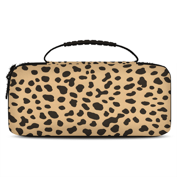 Herdesigns Leopard Carrying Case for Nintendo Switch 2 with 20 Game Card Slots, Portable Travel Carry Case for Accessories and Console